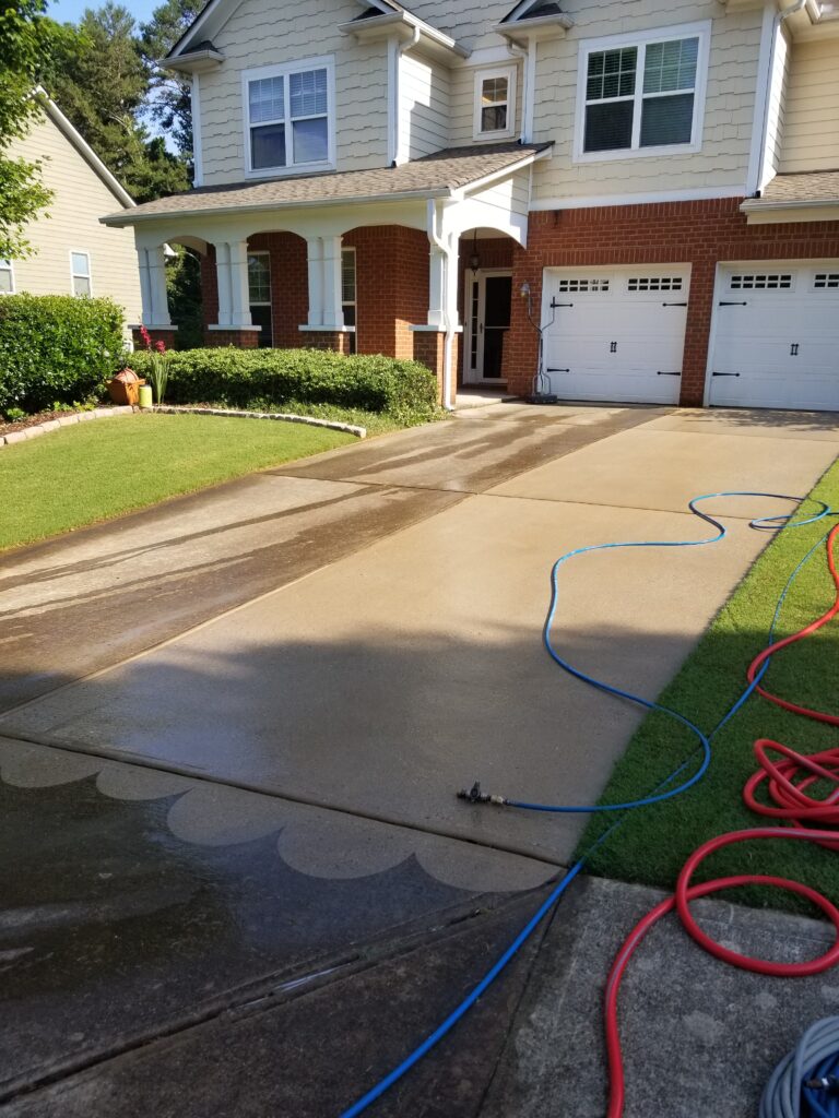 Revitalize Your Driveway with Professional Pressure Washing in North Georgia